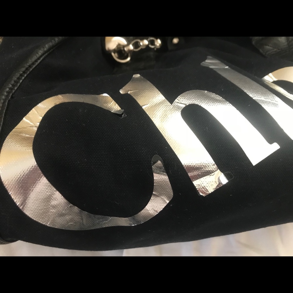 Auth. Chloe Signature Black Tote / Shoulder Bag - Picture 5 of 8